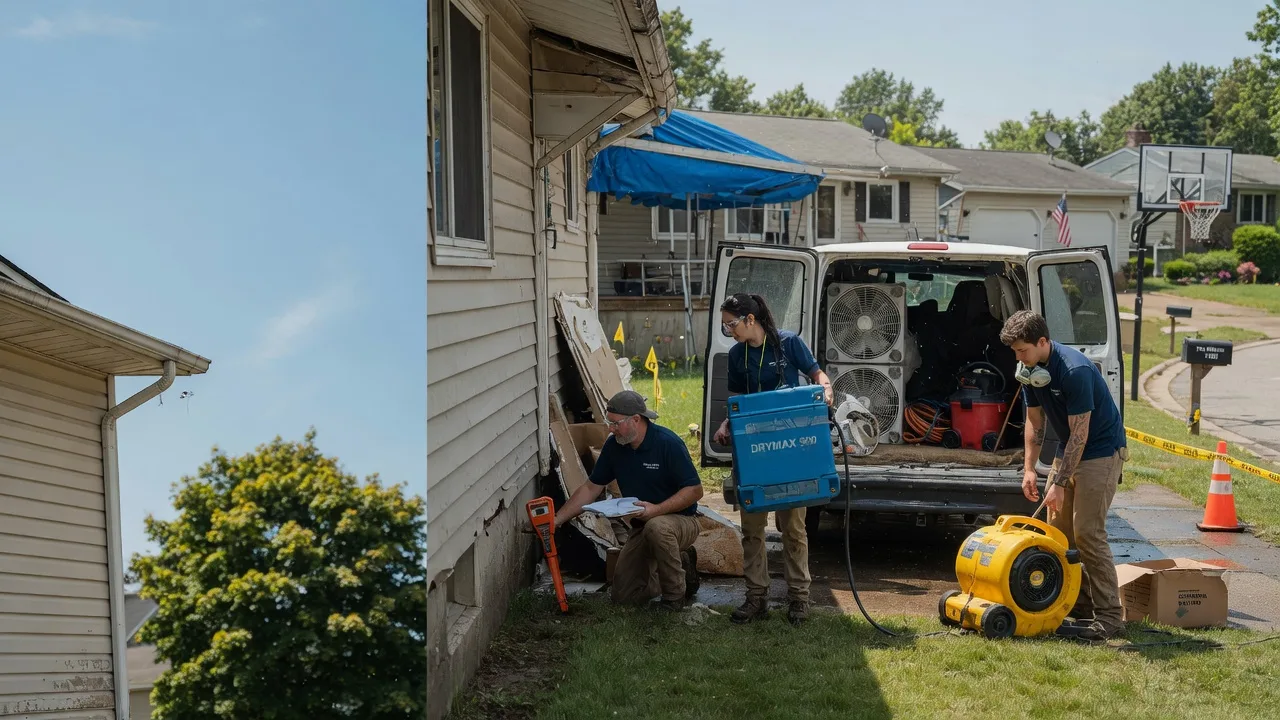 Ceiling Leak Cleanup in Salem, WV near me